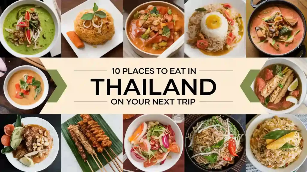 10 Places to Eat in Thailand on Your Next Trip