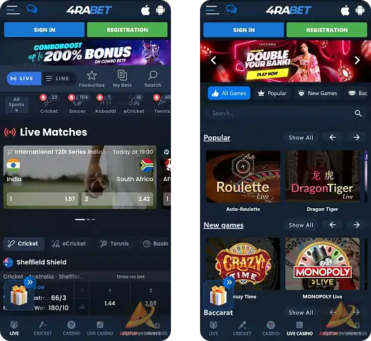 4rabet mobile sports betting